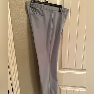 Adidas golf pants. Great pants just too big for me size 36x34.  Regular fit pant